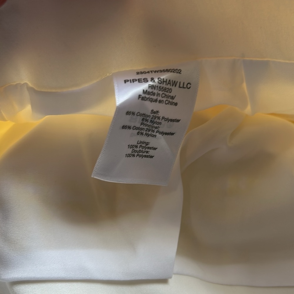 Veronica Beard Jazmin Short Tweed Pale Yellow White Wide Leg High Waist Sz 6 NEW - Picture 10 of 16